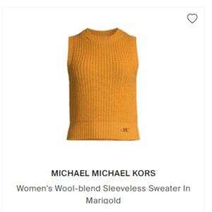 Michael Michael Kors sleeveless sweater vest (414)